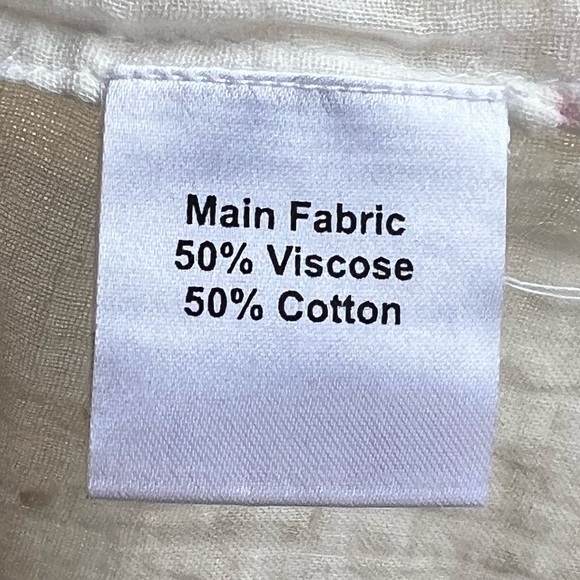 🆕 Sunny Studio Cotton “Bahia” Boho Tunic/Waist Swim Coverup Dress Free Size - Picture 12 of 13